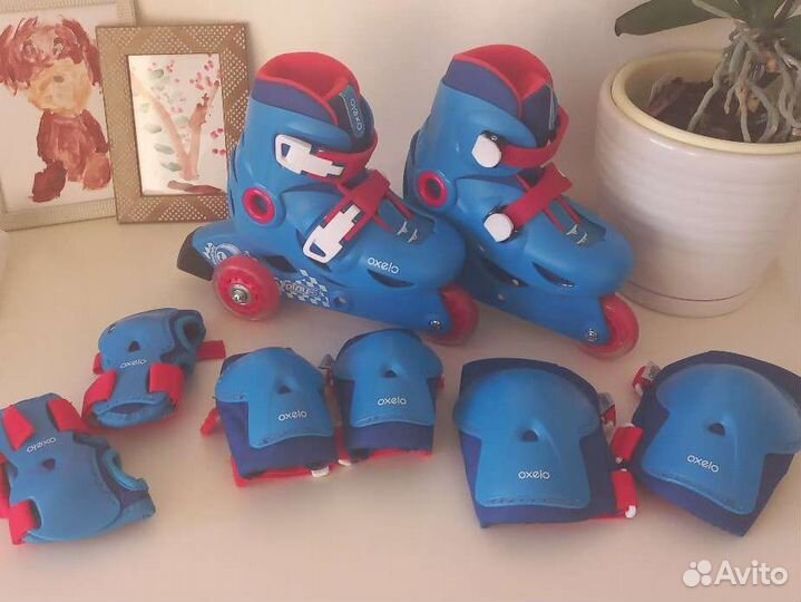 Роликовые коньки из Декатлон oxelo play 3 р. 26-28
