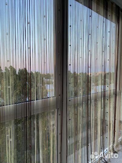 Занавески нитяные