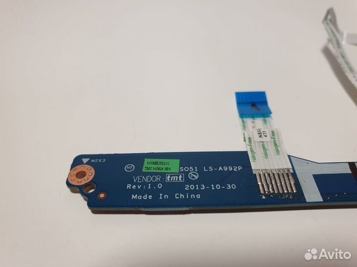 Плата тачпада ноутбука HP 15-R, 250 G3