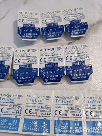 Линзы Acuvue oasys