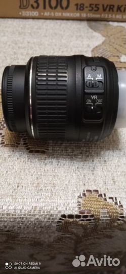 Продам фотокамеру nikon D 3100