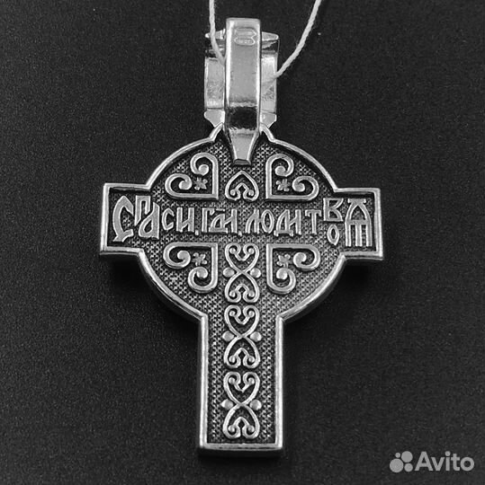 Православный нательный крест из серебра, 316