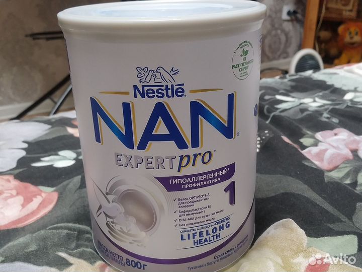 Детское питание смесь NAN