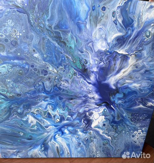 Картина акрилом на холсте вселенная