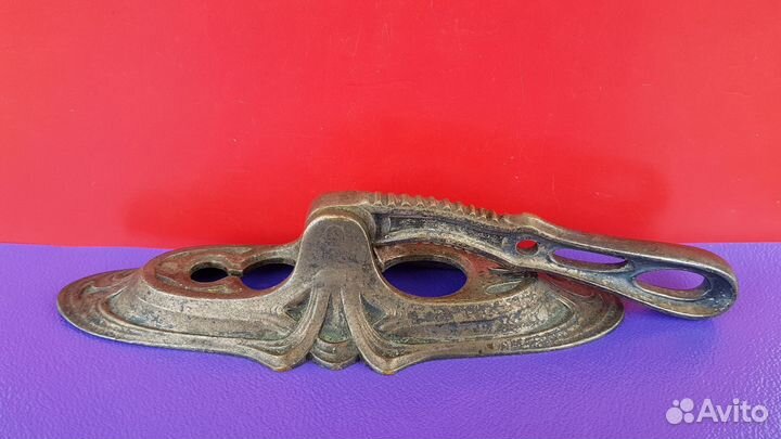 Орехокол бронза посеребрённый Российская Империя