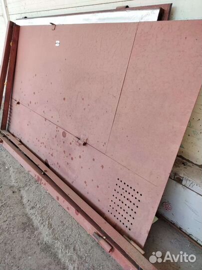 Ворота гаражные металлические бу