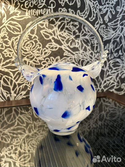 Конфетница стеклянная