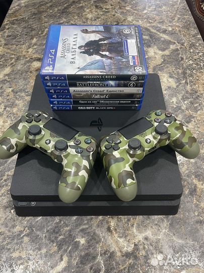 Sony PS4 slim + Fifa23/UFC4/A Way out и другие