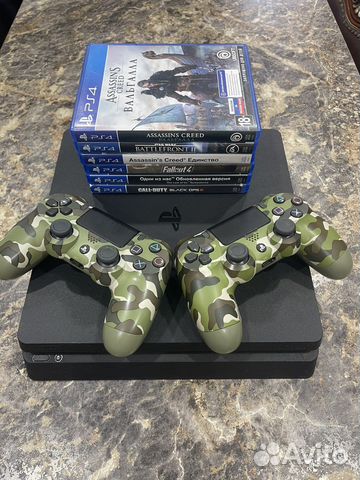 Sony PS4 slim + Fifa23/UFC4/A Way out и другие