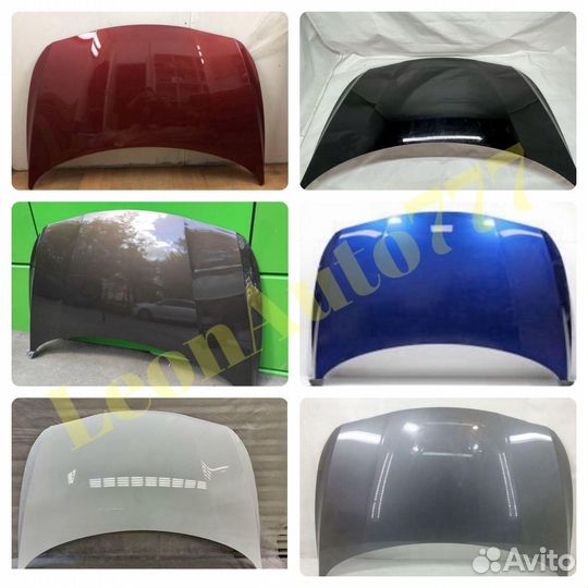 Капот передний Hyundai Solaris 1 2014-2017(4)