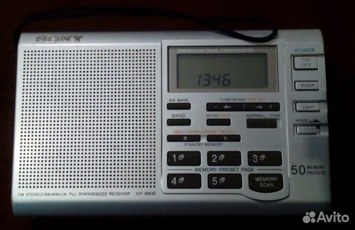Радиоприёмник Sony ICF-SW35 винтаж