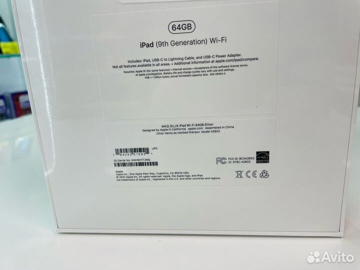 Новый Планшет Apple iPad 2021 64Гб/ Гарантия год