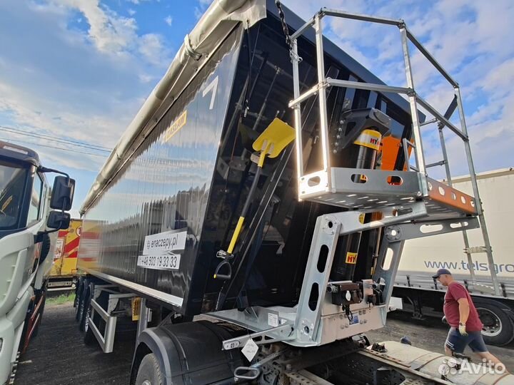 Полуприцеп зерновоз Zaslaw 50 м3, 2023