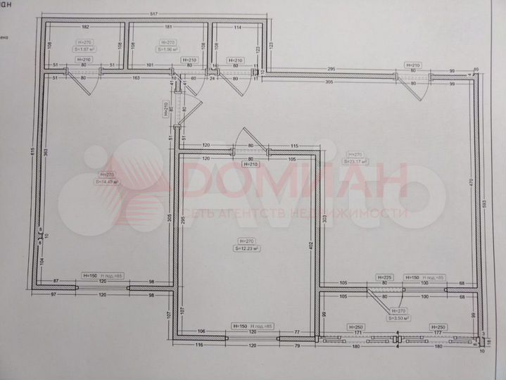 2-к. квартира, 58,3 м², 4/9 эт.