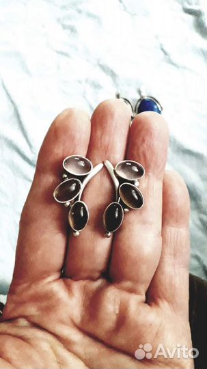 Серьги серебро СССР