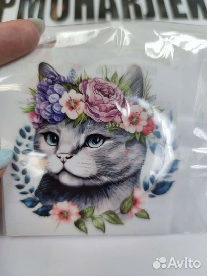 Наклейка термотрансферная для одежды