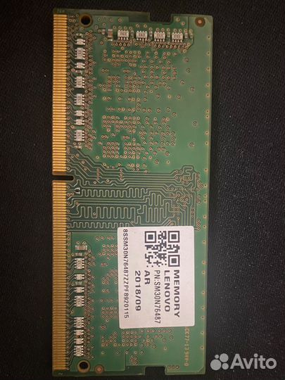 Озу sodimm DDR4 4GB 2666