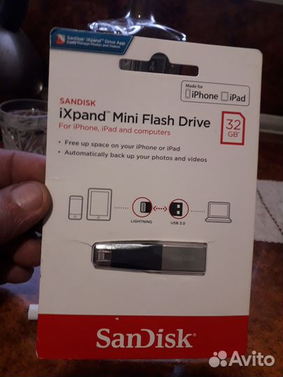 Флэш карта для айфона и ноутбука