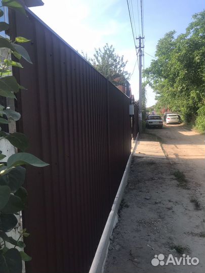 Установка заборов, навесов, заливка бетона