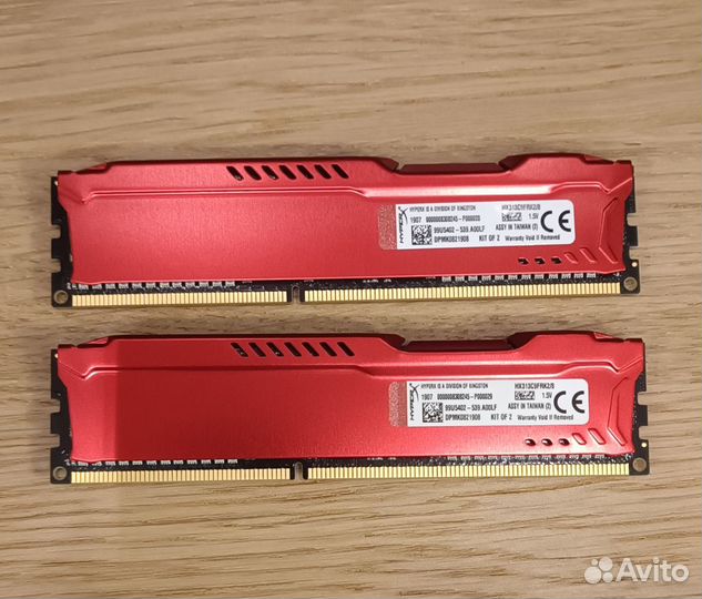 Оперативная память Kingston 8Gb (2х4Gb) ddr3