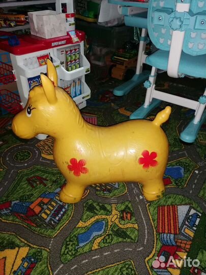 Игрушка прыгун-ослик