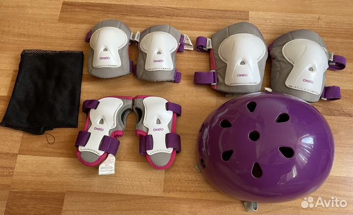 Роликовые коньки oxelo и защита