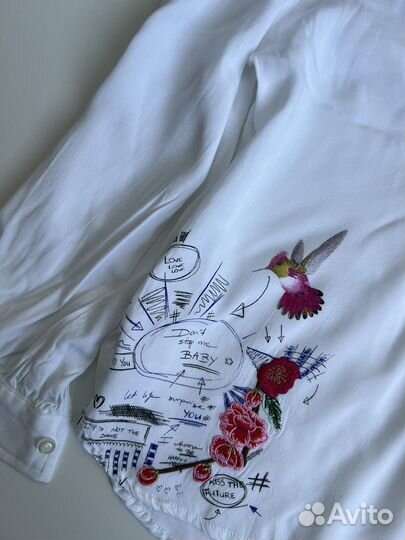 Рубашка белая Desigual детская