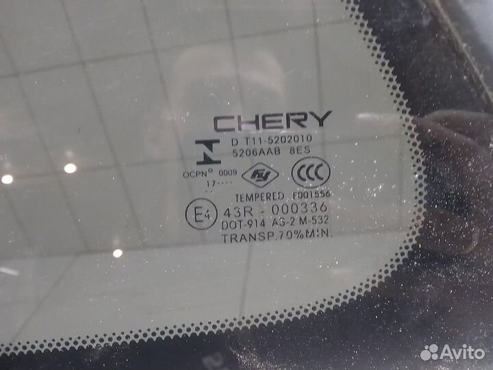 Стекло кузовное левое (Chery Tiggo 3)