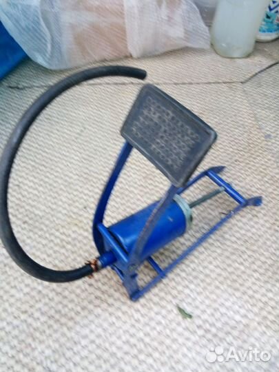 Насос металлический для надувного матраса