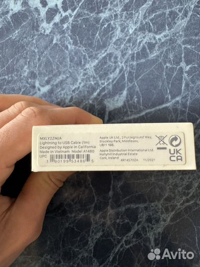 Кабель apple lightning to usb(1m)