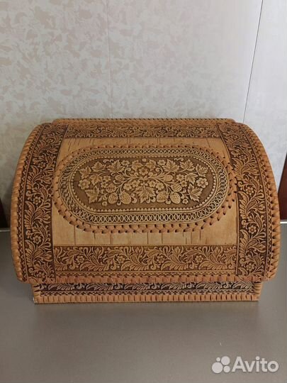 Хлебница из бересты