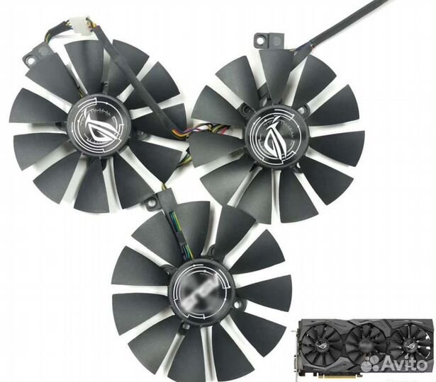 Вентиляторы для видеокарт Asus