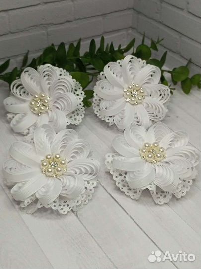 Резиночки для волос ручной работы