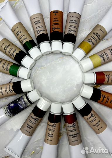 Масляные краски с яркими чистыми цветами