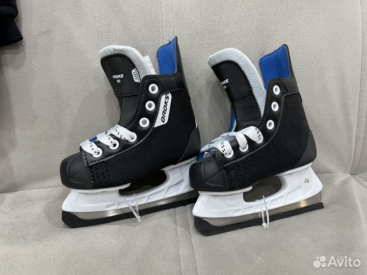 Новые детские коньки 28 размер