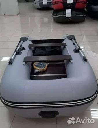 Лодка пвх Gladiator B330 светло/темно-серый