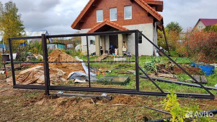 Каркас откатных ворот