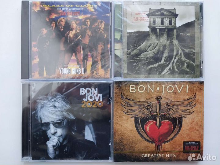 CD диски Bon Jovi, Europe, John Norum