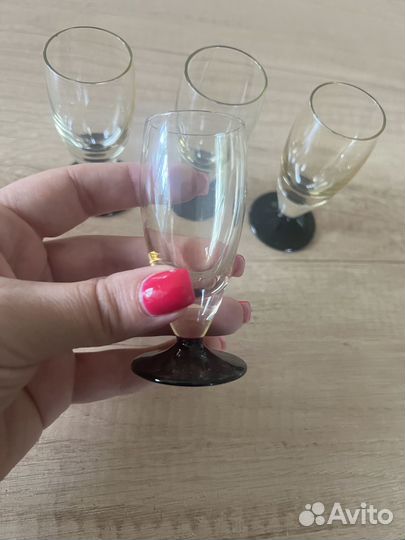 Рюмки цветное стекло СССР