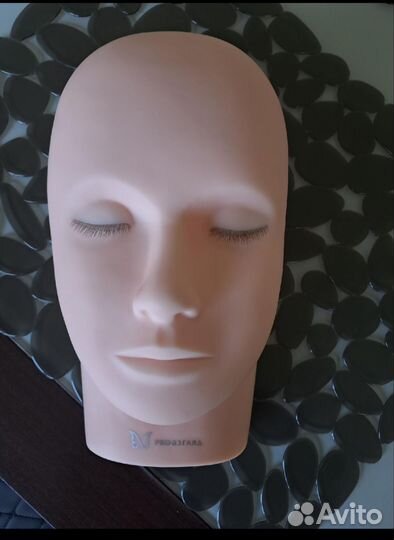 Голова манекен натуральные волосы