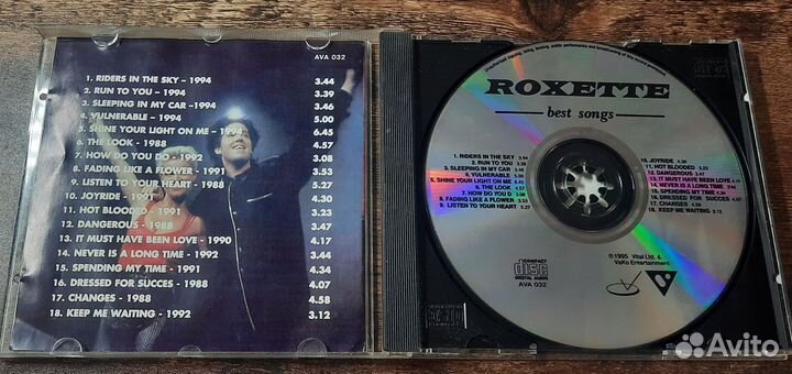 Roxette best songs CD 1995 год