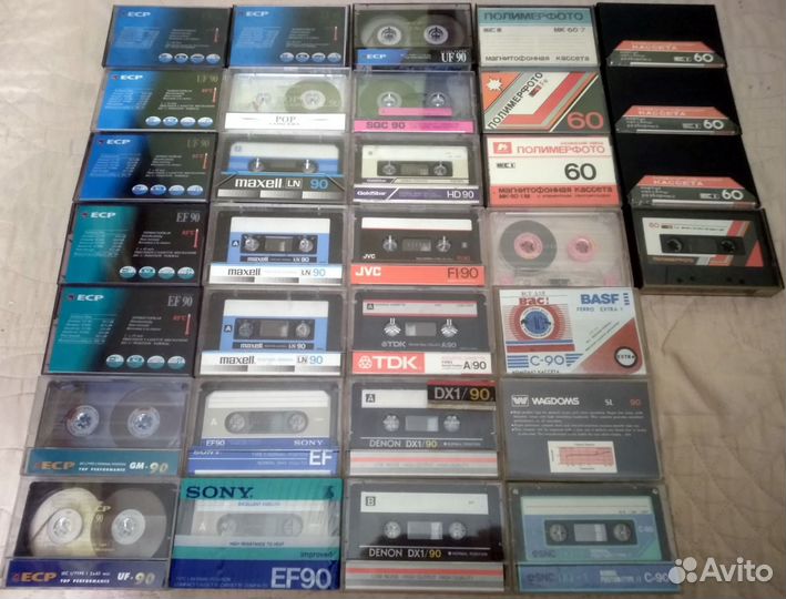Аудиокассеты разные импортные и советские