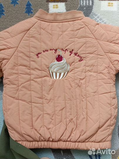 Куртка бомбер для девочки 104