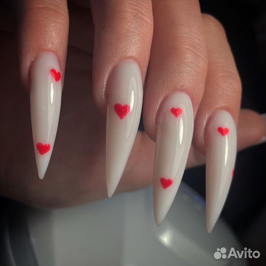 Покрытие гель лаком наращивание ногтей