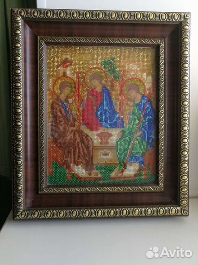 Иконы из бисера ручной работы