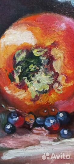 Картина Хурма, масло, холст 40х50см