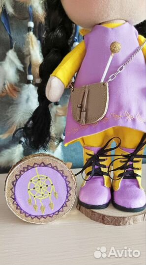 Текстильная кукла ручной работы