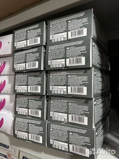 Перчатки одноразовые нитрил,винил benovy,nitrilmax