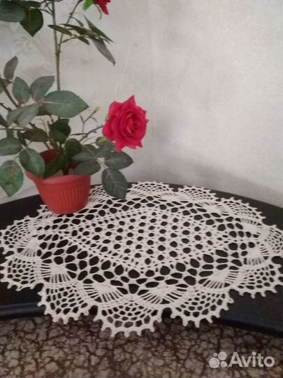 Вязанные салфетки