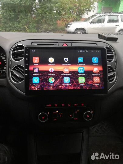 Магнитола volkswagen tiguan 10 дюймов 2gb 32gb